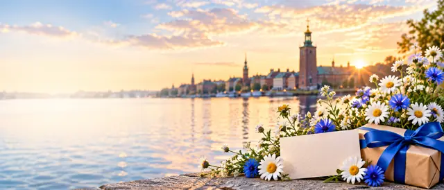 5 tips på hur du kan fira namnsdagen – Inslagen namnsdagspresent med blommor
