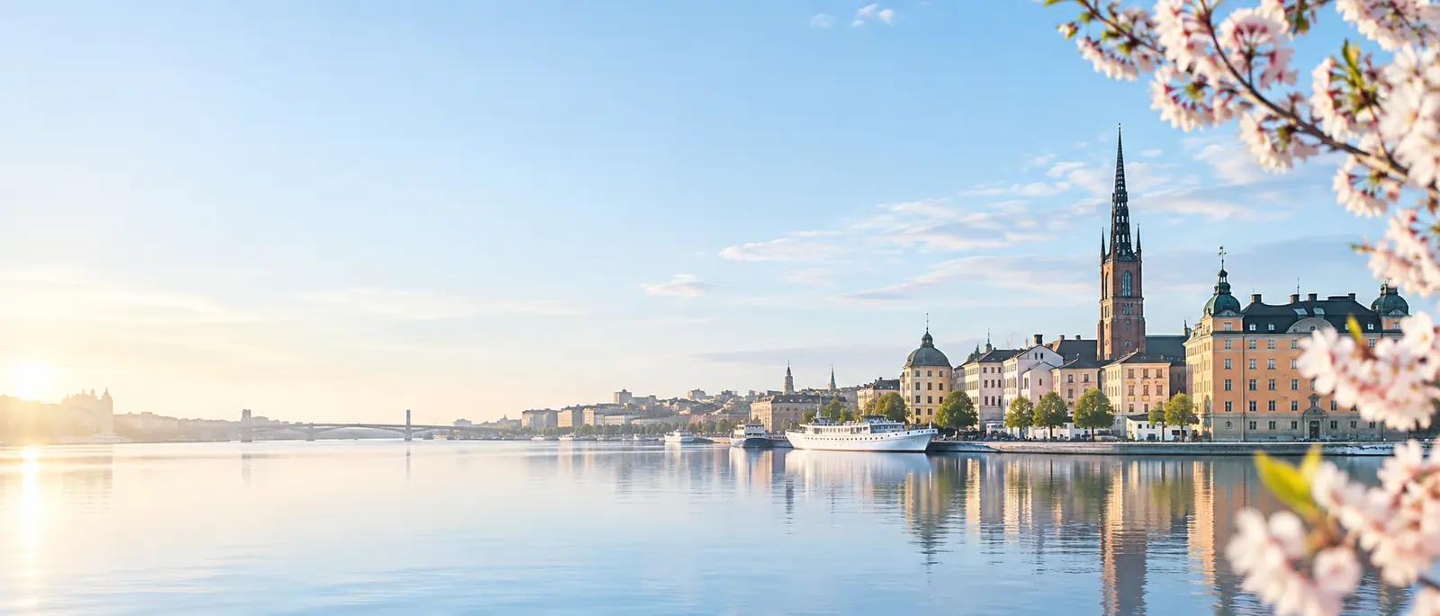 Om Namnsdag – Vårblommor och Stockholms stadssilhuett
